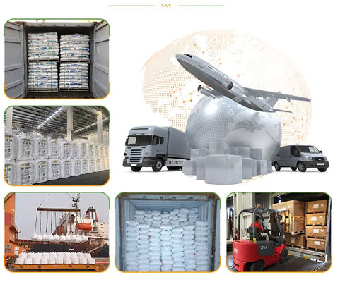 Sodium Bicarbonate For Food Processing CAS 144-55-8 Monoclinic Crystalline Powder Store In A Dry Place